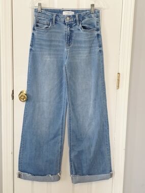 Light Wash Wide Leg Jeans by Lovevery — High-Rise Flare. LV1682 5/27